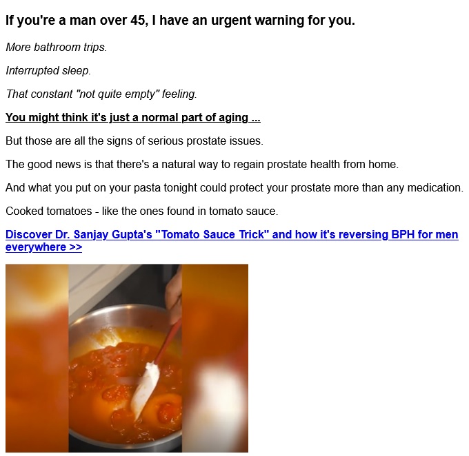 Empty your bladder completely with this night trick